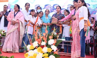 'THE COUNTRY ESTABLISHED NEW DIMENSIONS OF PROGRESS THROUGH THE DEVELOPMENT JOURNEY OF NINE YEARS: DIYA KUMARI