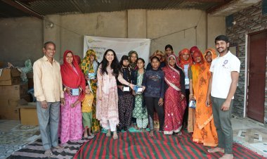 FREE HEALTH CAMP AND A MENSTRUAL HYGIENE MANAGEMENT WORKSHOP BY DHARA SHAKTI FOUNDATION