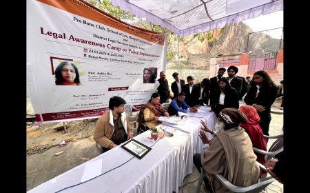 AWARENESS CAMP ON POLICY IMPLEMENTATION BY PRO BONO CLUB OF MANIPAL UNIVERSITY, JAIPUR
