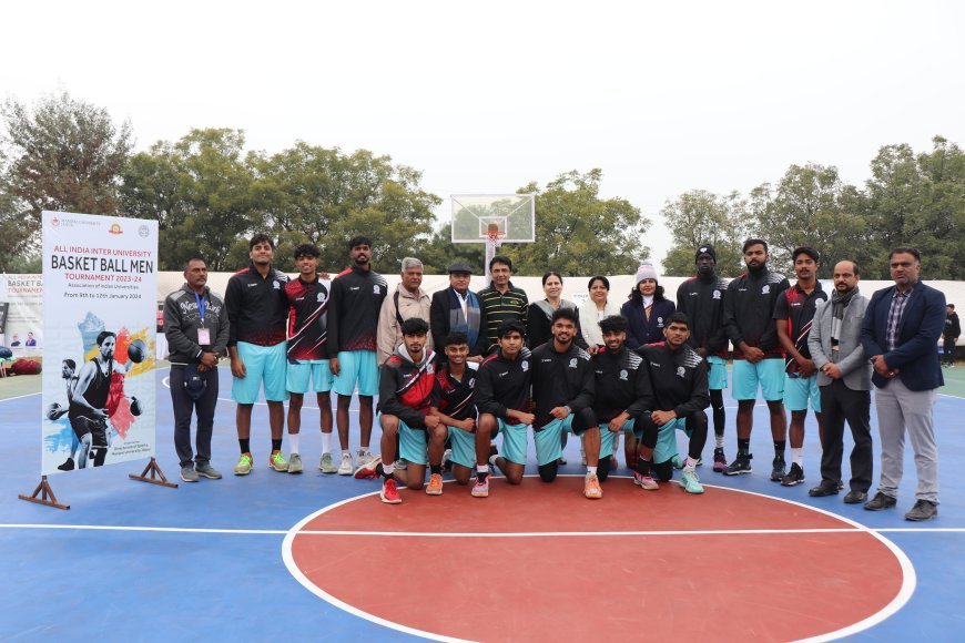All India Inter University Basketball Tournament Tip-Off at Manipal University Jaipur with 16 Teams Competing Across Four Zones