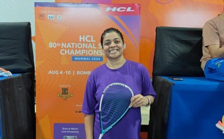 Nivedita Basu shares her love for squash; urges everyone to play a sport 