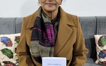 Dr. Rekha Chaturvedi releases her book 'Fiji Mein Bhartiyon Ka Itihas Tatha Unka Jeevan (1879 – 1947)' on Pravasi Bharatiya Divas